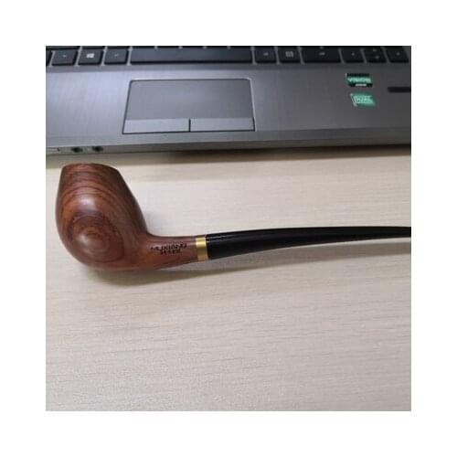 Vintage Lengthen Wooden Cigar Pipe Holder Nozzle Portable Tobacco Smoking Creativity Gadget Valentines Day Gifts For Men