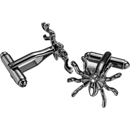 KFLK jewelry shirt cufflinks for mens gift Animal Spider Brand cuff links buttons High Quality abotoaduras gemelos guests