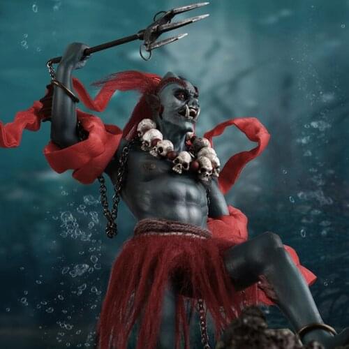 In Stock HaoYuToys ZH18014 1/6 Statue Chinese Mythology Series Patrol Yaksha Model Gift Collection