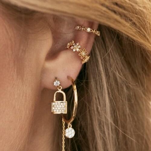 1 PIECE cuff 925 Sterling silver daisy flower cute cz bloom flowers elegance beautiful 2021 spring women clip cuff earring