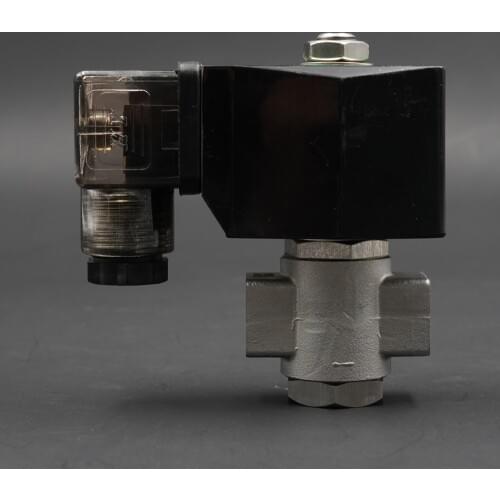 Solenoid Valve,1/4" 2/2-way Direct Acting Stainless steel Normally open 110V 220V 24V 12VOrifice 4/5/6mm 0-7bar/5bar/3bar