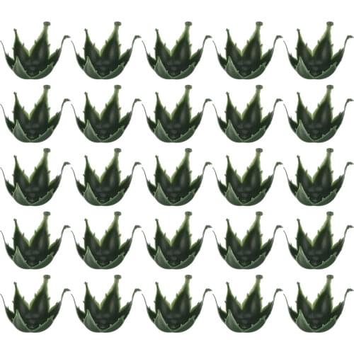 1 Set 50Pcs Flowers Rose Receptacles Calyxes Artificial Soap Flowers DIY Materials DIY Rose Flower Special Receptacle Soap Calyx