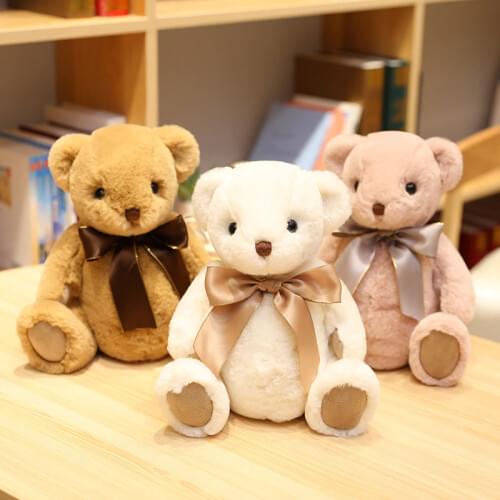 1pc 25cm Sweet Cute Fat Teddy Bear Plush Doll Cartoon Stuffed Animal Bear Plush Toy Lovely Girl Birthday Valentine Gift