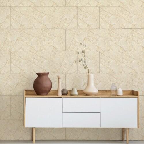 10pc Modern Thick Self Adhesive Floor Stickers Fashion Marble Bathroom Ground Wallpapers DIY Bedroom Wall Sticker Decals Room