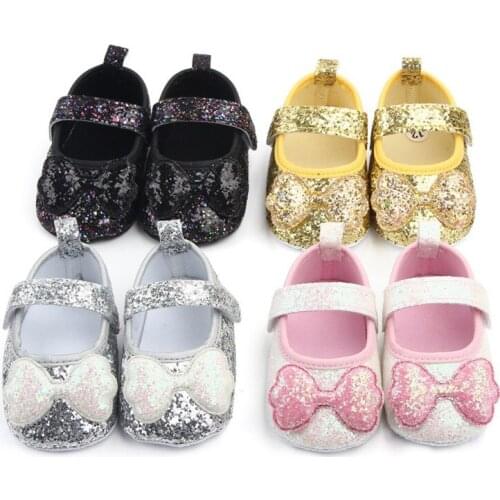 16 Styles Baby Girl Shoes Newborn Flower Bow Shallow Toddler First Walkers Infant Soft Sole Prewalker 0-12M