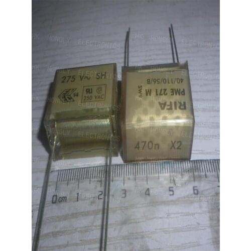 5PCS PME271M PME 271 M PME271 470n X2 275VAC 0.47UF 474 P=25.4mm
