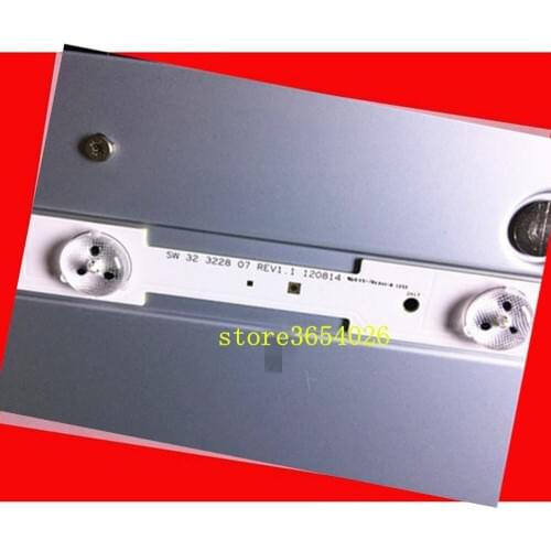 6piece/lot for Skyworth 32E350E 32E320W 32E306C SW323228 07 LBUA-SDL320X1-S08B SW 32 3228 07 REV1.4 580MM TV Strips