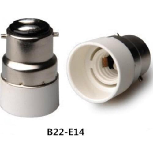 25pcs B22 To E14 Lamp Holder Converters For Light Bulb CE ROHS Good Quality