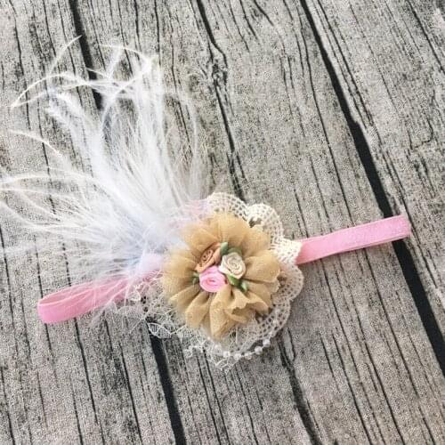Free Shipping Flower Girl Headband Kids Hair Accessories Photo Prop