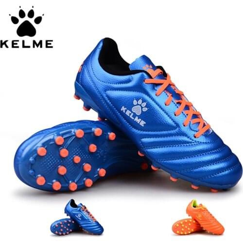 KELME Brand Professional Football Boots Soccer Shoes Cleats Original AG Artificial Sneakers Men Soccer Futsals Kids 68831126