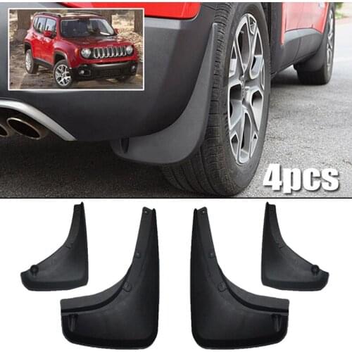 For Jeep Renegade BU 2014-2017 Mud Flaps Front Rear Wheel Fenders Splash Guards Mudguards
