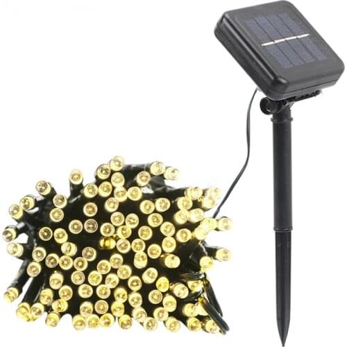 String Lights 200 LED Solar Fairy 8 Modes With Panel For Garden Decoration Outdoor String Solar Lamps 20 Meters Waterproof