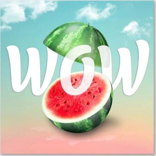 Hd Prints Watermelon Picture Sky Wall Artwork Modular Wow Painting Poster Square Canvas Living Room Home Decoration Framework