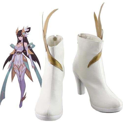 Hot Game LOL Irelia The Blade Dancer Cosplay Shoes cosplay for Halloween Carnival Party Events Anime Adult COS Christmas Gift