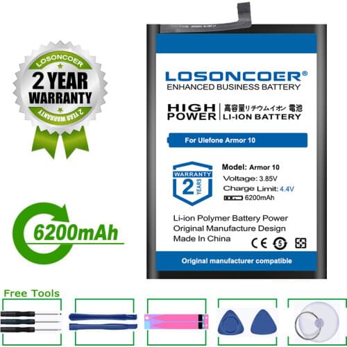 LOSONCOER Ulefone Armor 9E Phone Batteries