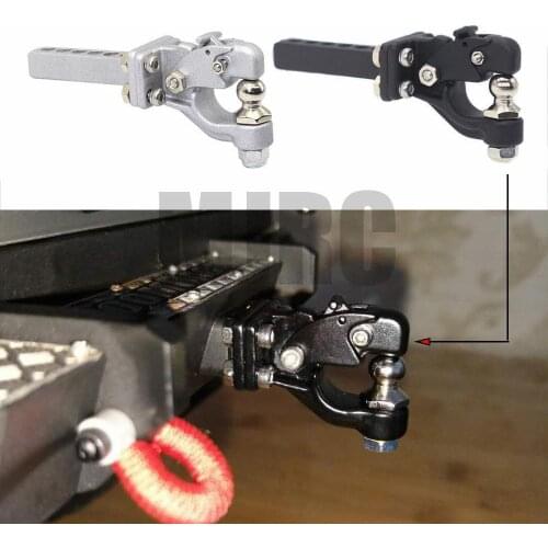 RC Metal Trailer Hook Connector Coupler For 1/10 RC Crawler Car Traxxas TRX4 Bronco RC4WD D90 D110 Axial SCX10 90046 JIMNY G500