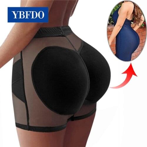 YBFDO Sexy Big Ass Hip Enhancer Padded Fake Butt Lifter Body Shaper Hip Push Up Panties Underwear Seamless Panties Buttocks