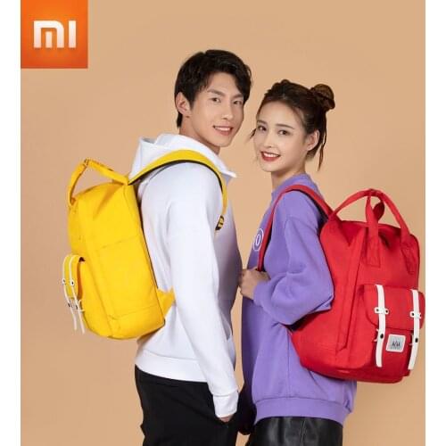 Xiaomi Urevo Trendy Casual Backpack Ultra Light 16L Large Capacity Outdoor Travelling Men Women Backpack Laptop Bag Candy Color