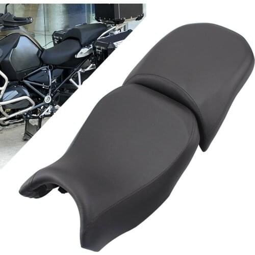 Motorcycle lowered Front Rider Seat +Rear Passenger Seat Pillion Cushion Black Fit For BMW R1200GS 2013-2017 2014 2015 2016