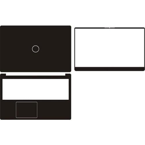 Laptop Sticker Skin Decals Carbon fiber PU Leather Cover Protector for Dell Inspiron 15 7590 7591 15.6"