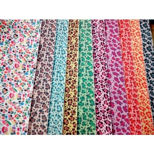 Brand New Soft 10 Sexy Leopard Designs Printed Nonwoven DIY Felt Fabric Cloth DIY Handmade Sewing Home Decoration Pattern Bundle