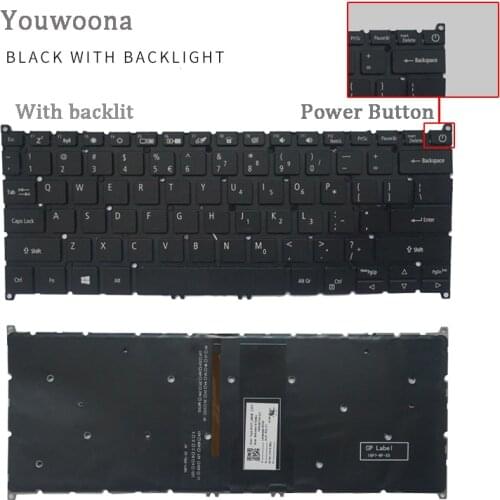 New Laptop Keyboard For ACER Swift 3 SF314-54G -56G -41G -55G -57G N17W6 N17W7