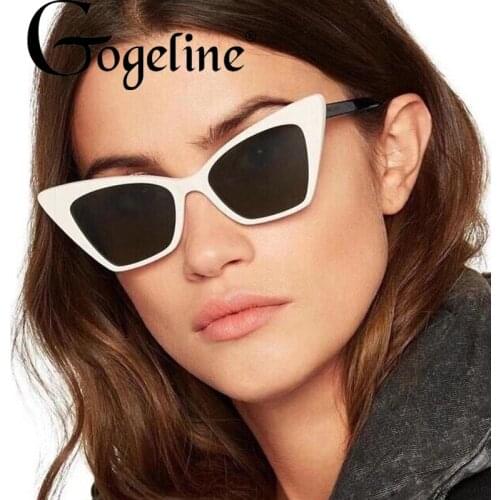 New Women Cat Eye Vintage Red Sunglasses Brand Designer Retro Cateye Gradient Sun Glasses superstar Female Lady Eyeglass