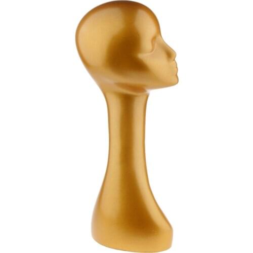 Retail Stores Showcase Female Mannequin Head Wigs Hat Jewelry Display Stand