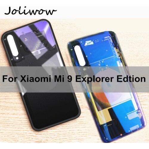 6.39“ For Xiaomi Mi 9 Mi9 Explorer Edtion Back Glass Battery Housing Door Case For Xiaomi Mi 9 transparent edition Battery Cover