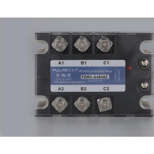 Three-phase solid state relay AC-AC AC125-380V Control AC24-480V FDR3-A4810Z 10A / FDR3-A4840Z 40A JGX-3