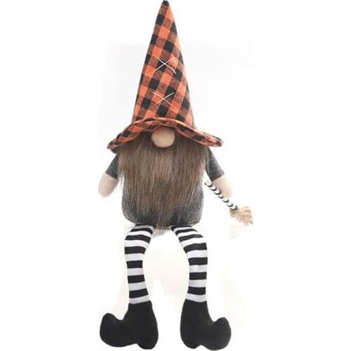 Halloween Home Party Home Decoration Table Decor Long Legs Faceless Gnome Doll Halloween Hanging Ornaments