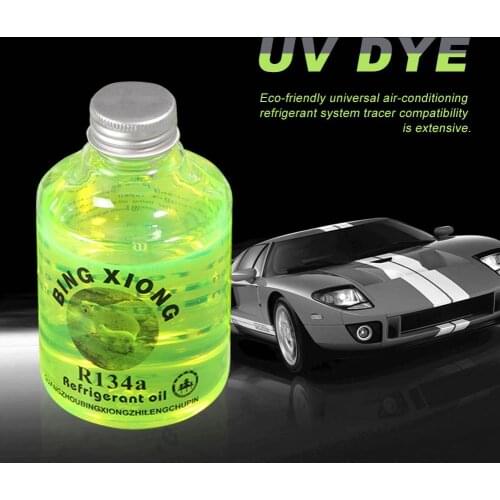 250G Universal Oil with Fluorescent Leak Detection Leak Test UV Dye for Automotive AC A/C Auto Air Conditioning Pipeline Repair