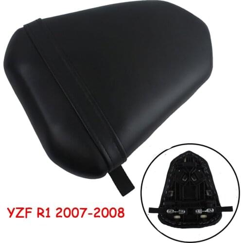 Motorcycle Rear Passenger Cushion Pillion Seat Pad Leather Seat Pillion For Yamaha YZFR1 YZF R1 YZF-R1 2007-2008