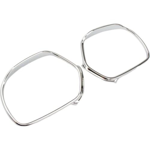 2pcs Mirror Trim Rings Decor Cover for Honda Goldwing GL1800 GL 1800 2001-2017