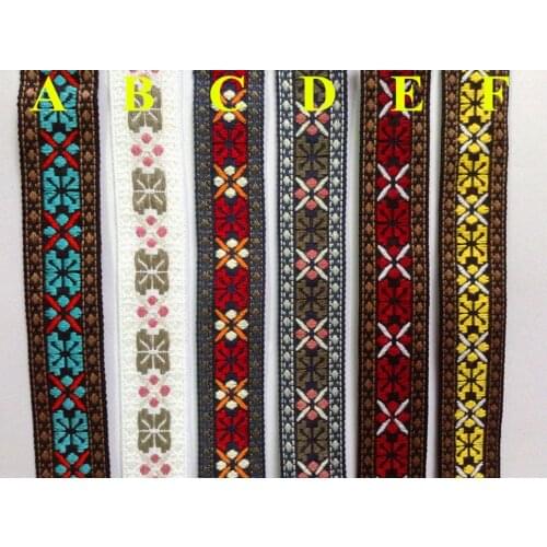 2cm polyester geometric image embroidery ribbon,LLT161022F