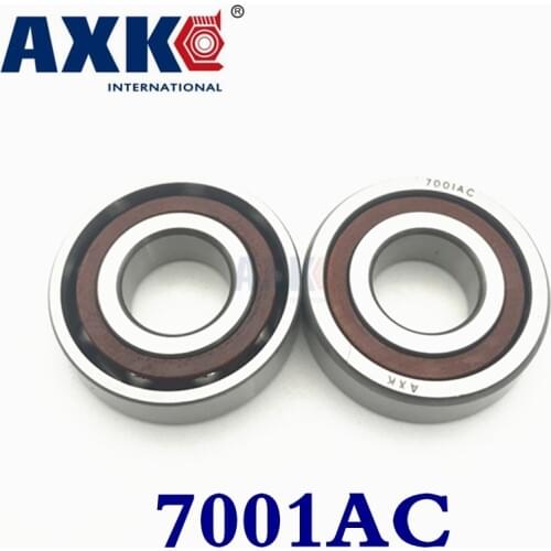 2021 Axk 10pcs 12mm Spindle Angular Contact Ball Bearings 7001c/p5 Super Precision Bearing Abec-5 7001 7001c 7001ac 12x28x8