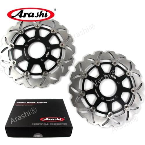 Arashi 2PCS For SUZUKI SV650 S 2003-2009 CNC Front Brake Disc Brake Rotors SVS SV S 650 2003 2004 2005 2006 2007 2008 2009