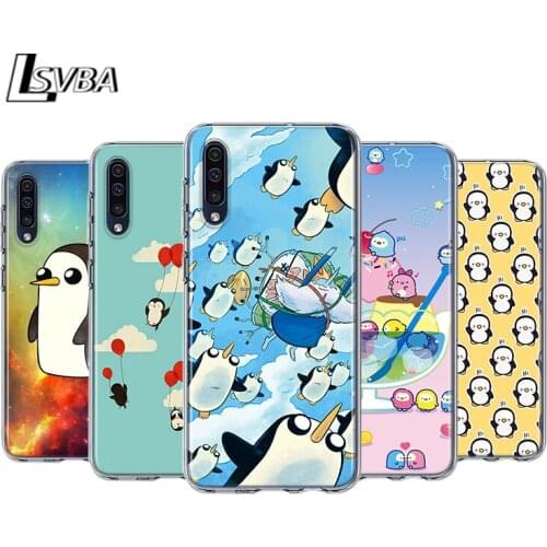 Cute cartoon penguin For Samsung Galaxy A90 A80 A70 A60 A50 A40 A30 A32 A52 A72 A02S A2 A20S A20E A10S A10E A10 Phone Case