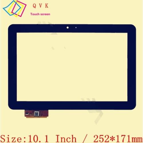 Black 10.1 Inch for DNS AirTab M100qg tablet pc capacitive touch screen glass digitizer panel Free shipping