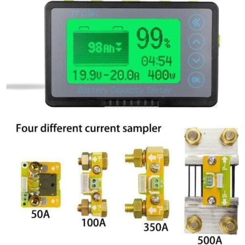 DC 500A Coulomb Meter Battery Monitor Remaining Capacity Indicator Voltage current POWER Lithium lifepo Lead Acid 12v 24V test