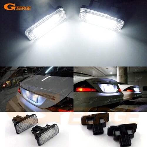 For Mercedes Benz C E CLS SLK Class S203 W211 S211 W219 R171 Ultra bright smd Led License plate light lamp No OBC error