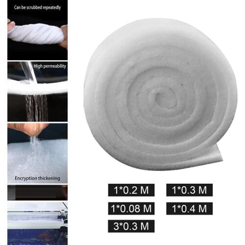 Aquarium Pond Filter Pad Filter Media Cotton Foam Wadding Wool Fish Tank Sponge for Aquariums Prefilter