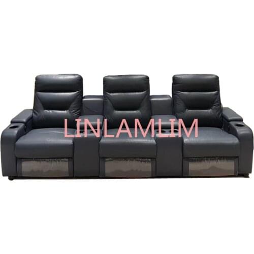 Manual electric recliner relax massage swivel chair theater living room Sofa functional genuine leather couch Nordic modern дива