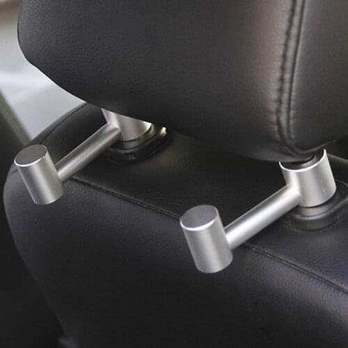 Hook Non-fading 360 Degree Rotating Aluminum Alloy Sturdy Back Seat Headrest Hook for Car автомобильные товары Auto Fastener