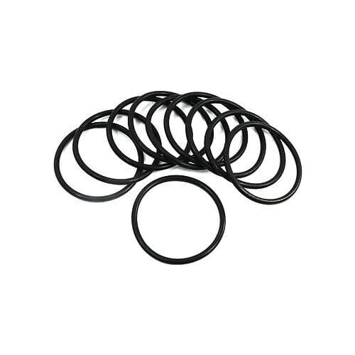 10Pcs 62mm x 54mm x 4mm Mechanical Rubber O Ring Oil Seal Gaskets Black