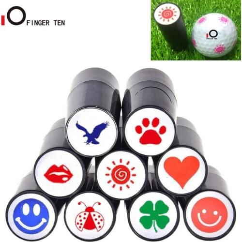 New Quick-dry Long Lasting Golf Ball Stamper Line Stamp Marker Club Accessories Golfer Training Aid Gift