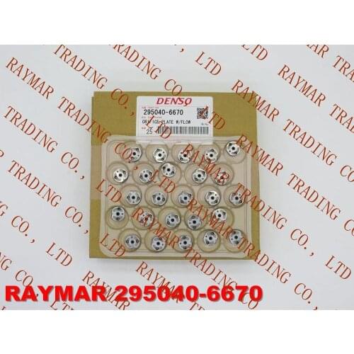 Genuine common rail injector orifice plate valve 295040-6680 295040-6670 for 095000-5471, 095000-8901, 295900-0660, 295900-0640