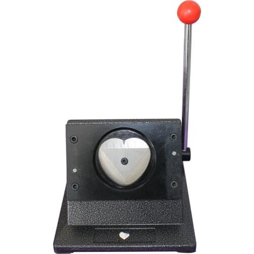 Heart-Shaped Button Graphic Stand Die Cutter Heart Shape stand cuttter For N4 52x57mm Badge Button Maker Machine