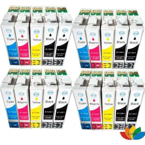 20 Compatible T1291 T1292 T1293 T1294 Ink cartridge for EPOSON stylus SX235W SX425W SX420W SX438W SX525WD SX535WD Printer