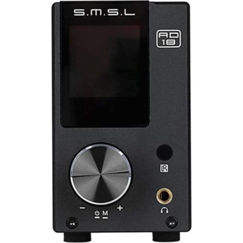 SMSL AD18 HI-FI Audio Stereo Amplifier with Bluetooth 4.2 Supports Apt-X,USB DSP Full Digital Power Amplifier 2.1 for Speaker
